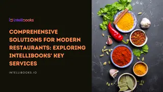 Unlocking IntelliBooks Modern Restaurant Solutions