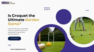 Is Croquet the Ultimate Garden Game? | MegaChess