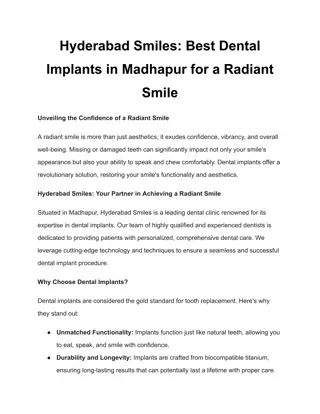 Hyderabad Smiles_ Best Dental Implants in Madhapur for a Radiant Smile