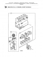 JCB 4C444 AWS BACKOHE LOADER Parts Catalogue Manual (Serial Number 00430001-00459999)