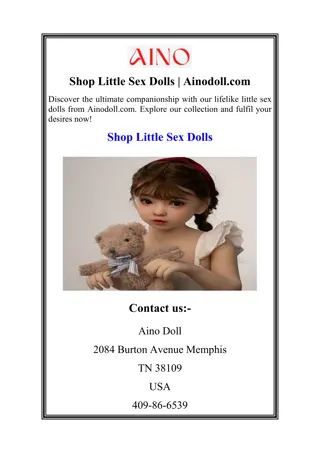 Shop Little Sex Dolls  Ainodoll.com