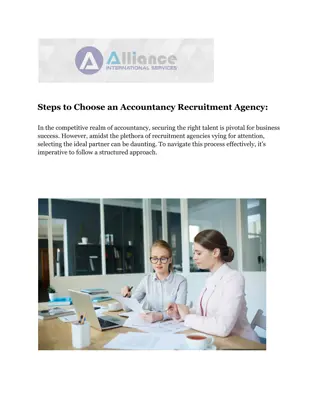 Steps to Choose an Accountancy Recruitment Agency