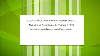 Elevate Your Online Presence with Digital Marketing Philippines Affordable SEO Services and Expert Web Developers