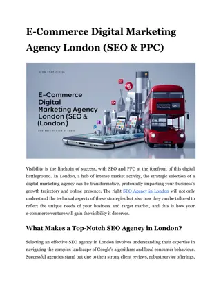 Ecommerce Digital Marketing Agency London (SEO & PPC)