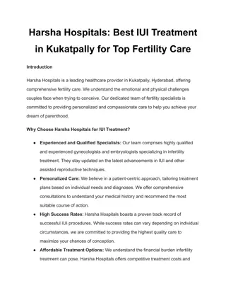 Harsha Hospitals_ Best IUI Treatment in Kukatpally for Top Fertility Care
