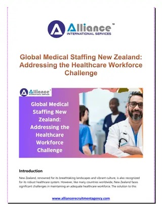 Global Medical Staffing New Zealand Addressing the Healthcare Workforce Challenge