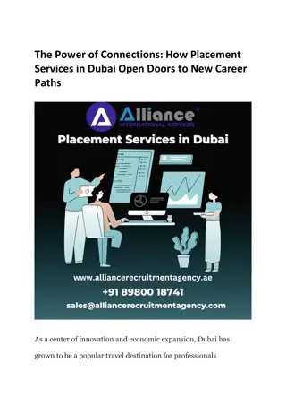 The Power of Connections How Placement Services in Dubai Open Doors to New Career Paths
