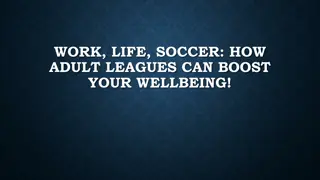 Beating Stress with Soccer: The Wellbeing Benefits of Adult Soccer Leagues!