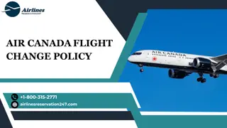 How Do I Change My Air Canada Flight