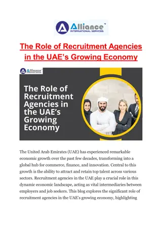 The Role of Recruitment Agencies in the UAE’s Growing Economy