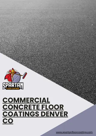 Commercial Concrete Floor Coatings Denver CO