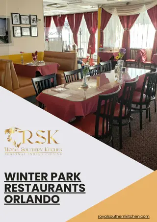 Winter Park Restaurants Orlando