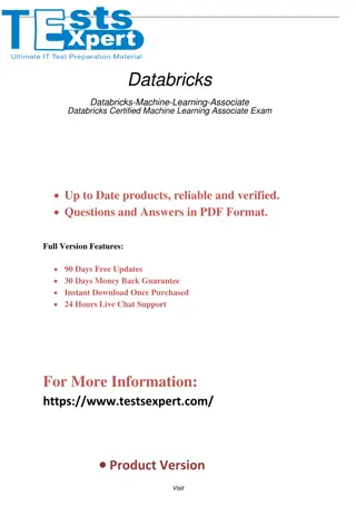 Dominate Data Databricks Certified Machine Learning Associate Exam