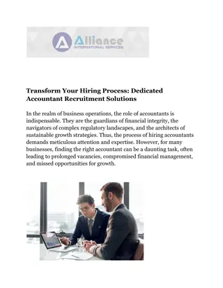 Transform Your Hiring Process Dedicated Accountant Recruitment Solutions