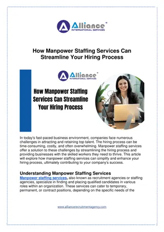 How Manpower Staffing Services Can Streamline Your Hiring Process