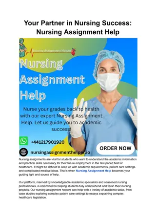 Your Partner in Nursing Success_ Nursing Assignment Help
