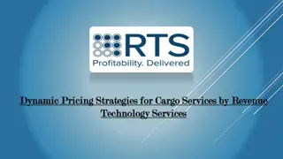 Dynamic Pricing Strategies for Cargo Services by Revenue Technology Services