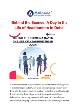 Behind the Scenes: A Day in the Life of Headhunters in Dubai
