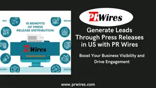 Generate Leads Through Press Releases in US with PR Wires