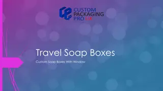 Travel Soap Boxes