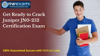 Get Ready to Crack Juniper JN0-252 Certification Exam
